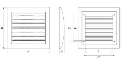 Krata wentylacyjna N12R