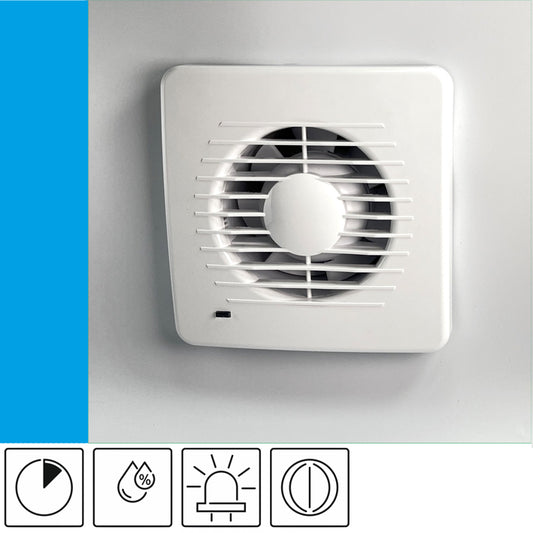 Bathroom fan Aero DS100HT+
