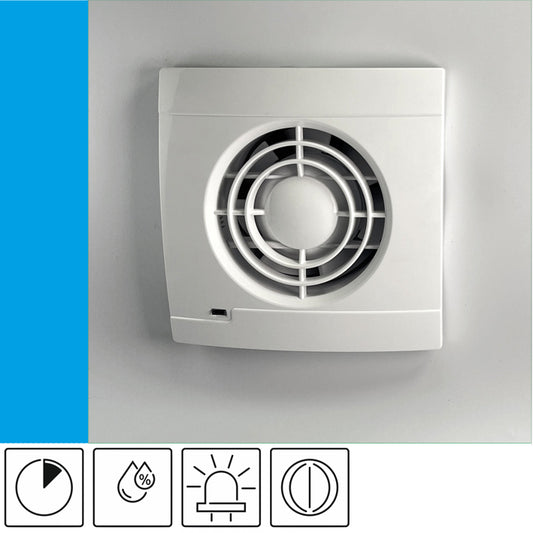 Bathroom fan Aero VS100HT+