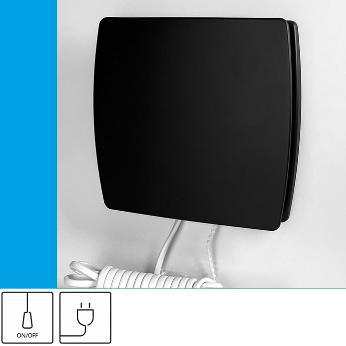 Wentylator łazienkowy Eol F10 Onyx