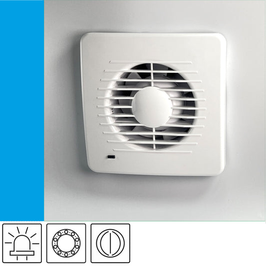 Bathroom fan Aero DK100L+