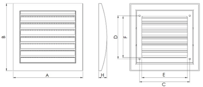 Ventilation grille N12