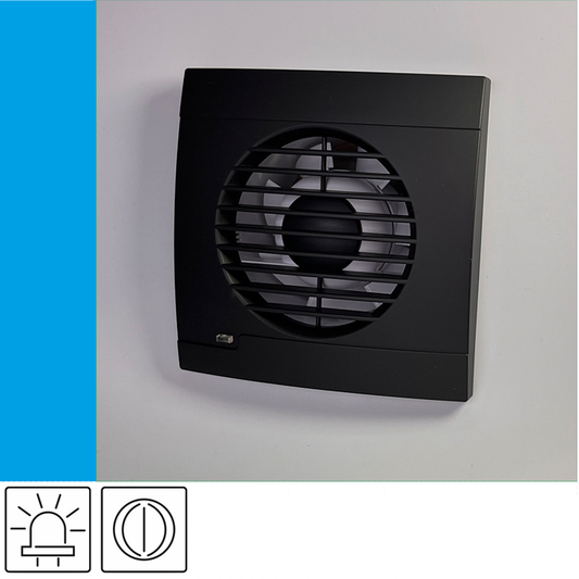 Bathroom fan Aero RS100L+ Onyx