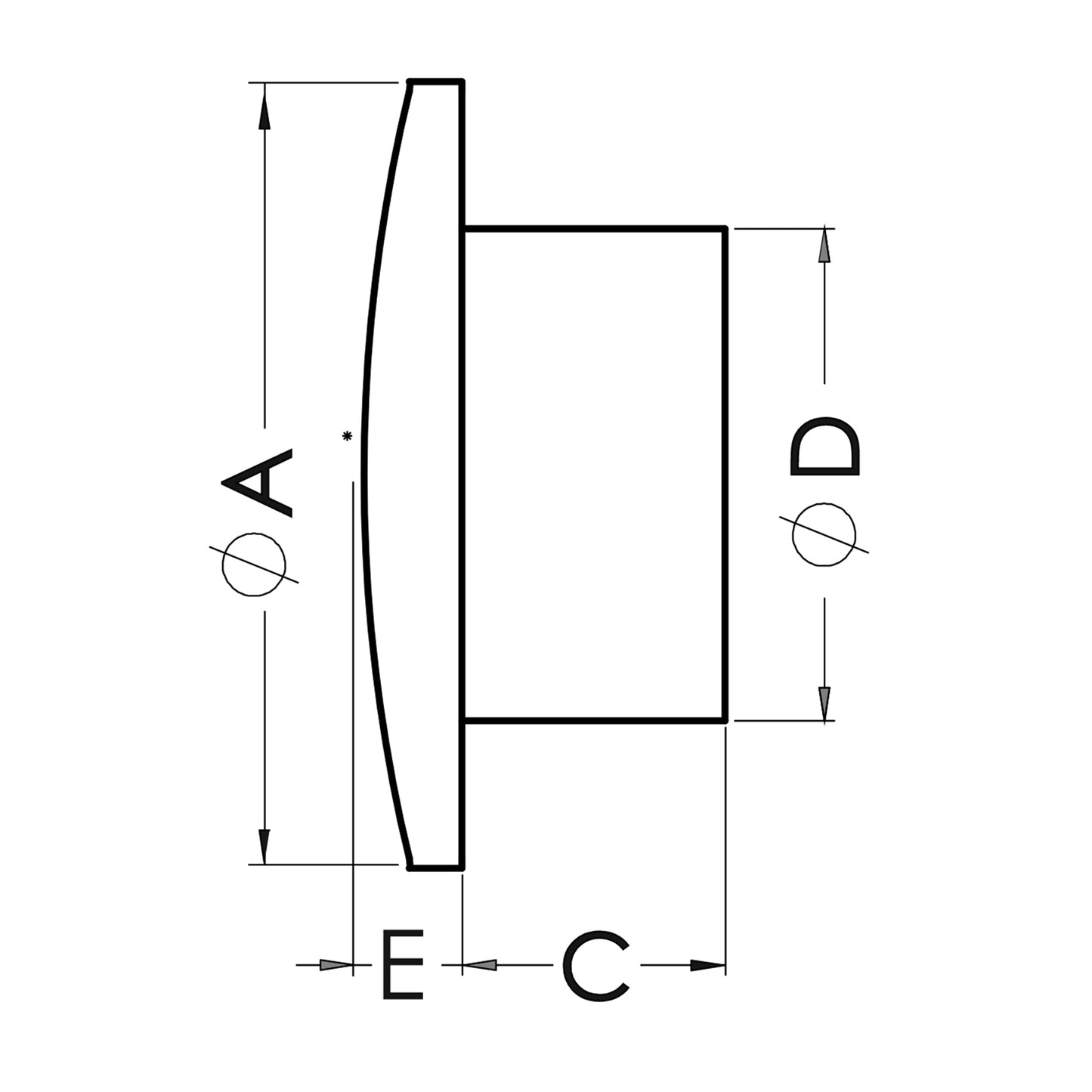 Bathroom fan Komfort 100T