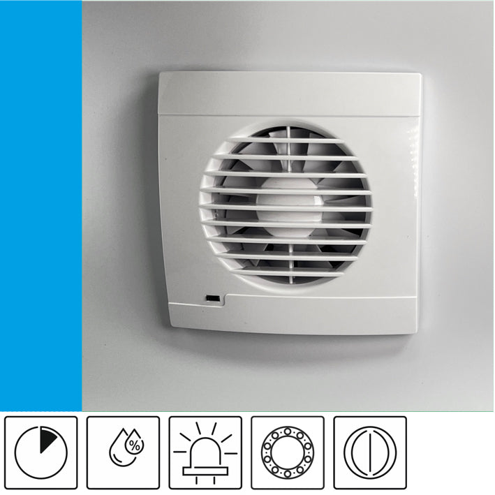 Vulkan RK100HT+ ECO bathroom fan - Venthouse