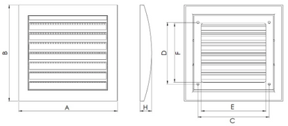 Ventilation grille N12A